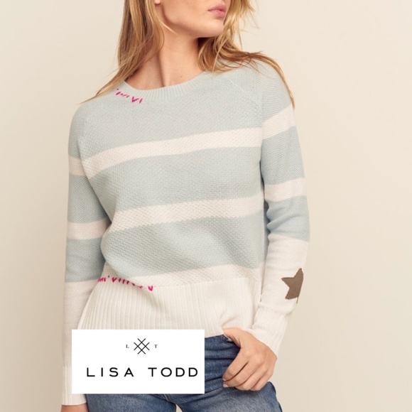 Lisa Todd Sweaters - Lisa Todd Lucky Stripe sweater, Small,  CB2095